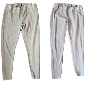 Skims outdoor collection leggings 2xl taupe and stone